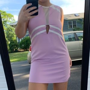 Lavender mini dress